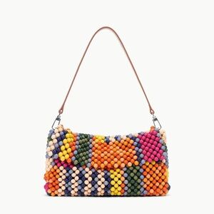 Staud Timmy Beaded Shoulder Bag